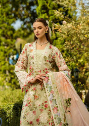 Elaf Premium Prints Chikankari Lawn Unstitched 3Pc Suit ELK-04A DEAR PARADISE
