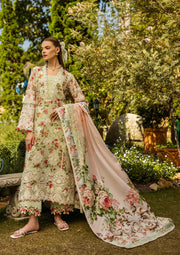 Elaf Premium Prints Chikankari Lawn Unstitched 3Pc Suit ELK-04A DEAR PARADISE