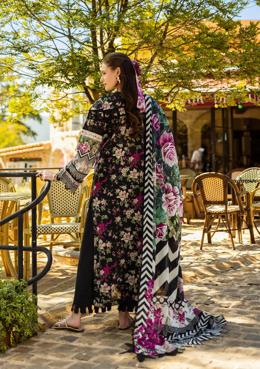 Elaf Premium Prints Chikankari Lawn Unstitched 3Pc Suit ELK-05A BELLEZA