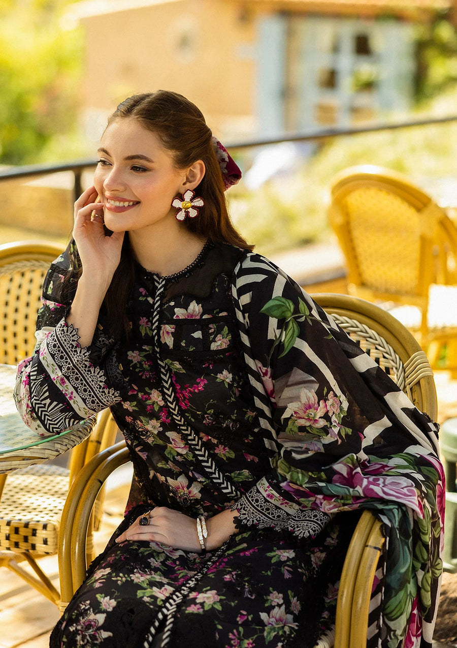 Elaf Premium Prints Chikankari Lawn Unstitched 3Pc Suit ELK-05A BELLEZA