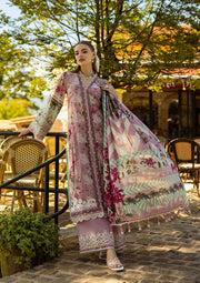 Elaf Premium Prints Chikankari Lawn Unstitched 3Pc Suit ELK-05B FIA