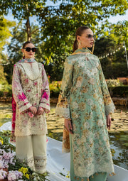 Elaf Premium Prints Chikankari Lawn Unstitched 3Pc Suit ELK-06A PISTACHIO DREAMS