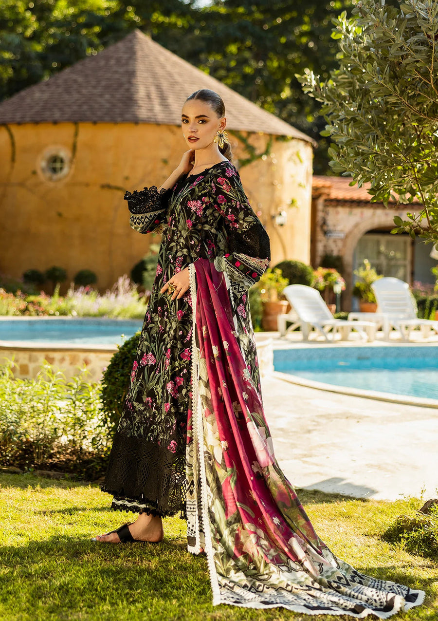 Elaf Premium Prints Chikankari Lawn Unstitched 3Pc Suit ELK-08A VISTA