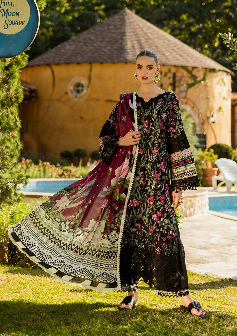 Elaf Premium Prints Chikankari Lawn Unstitched 3Pc Suit ELK-08A VISTA