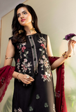 Humdum Ellena Embroidered Viscose Unstitched 3Pc Suit D-01