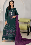 Humdum Ellena Embroidered Viscose Unstitched 3Pc Suit D-02