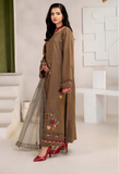 Humdum Ellena Embroidered Viscose Unstitched 3Pc Suit D-03