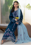 Humdum Ellena Embroidered Viscose Unstitched 3Pc Suit D-05