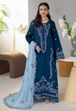Humdum Ellena Embroidered Viscose Unstitched 3Pc Suit D-05