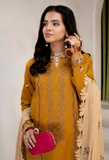 Humdum Ellena Embroidered Viscose Unstitched 3Pc Suit D-07