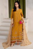 Humdum Ellena Embroidered Viscose Unstitched 3Pc Suit D-07