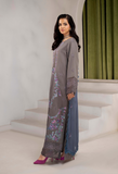 Humdum Ellena Embroidered Viscose Unstitched 3Pc Suit D-08