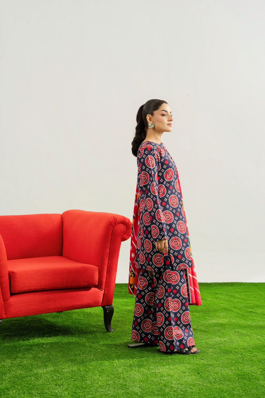 Feathers Dosti Digital Printed Khaddar Unstitched 3Pc Suit ELLYN-FT579