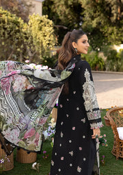 Elaf Premium Embroidered Luxury Lawn Unstitched 3Pc Suit ELM-04 MAHJABEEN