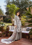 Elaf Premium Embroidered Luxury Lawn Unstitched 3Pc Suit ELM-05 RAMSHA