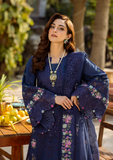 Elaf Premium Embroidered Luxury Lawn Unstitched 3Pc Suit ELM-06 NEELAM
