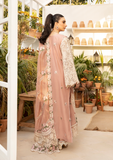 Elaf Premium Embroidered Luxury Lawn Unstitched 3Pc Suit ELM-12 SHAHANA