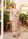 Elaf Premium Embroidered Luxury Lawn Unstitched 3Pc Suit ELM-12 SHAHANA