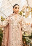 Elaf Premium Embroidered Luxury Lawn Unstitched 3Pc Suit ELM-12 SHAHANA