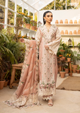 Elaf Premium Embroidered Luxury Lawn Unstitched 3Pc Suit ELM-12 SHAHANA
