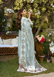 Elaf Premium Embroidered Luxury Lawn Unstitched 3Pc Suit ELM-3B SAMAA