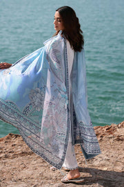 Seran Afsanah Embroidered Lawn Unstitched 3Pc Suit D-08 ELMAS