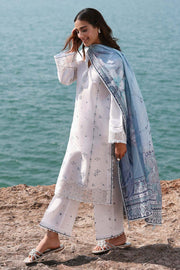 Seran Afsanah Embroidered Lawn Unstitched 3Pc Suit D-08 ELMAS