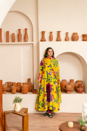 Feathers Twilight Temptations Unstitched Printed Lawn 3Pc Suit ELMIR-FT453