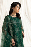 AF-DUA-3021-Elnaz Green Embroidered Chiffon