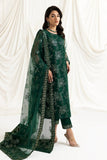 AF-DUA-3021-Elnaz Green Embroidered Chiffon