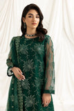 AF-DUA-3021-Elnaz Green Embroidered Chiffon