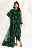 AF-DUA-3021-Elnaz Green Embroidered Chiffon