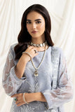 AF-DUA-3022-Elnaz Grey Embroidered Chiffon