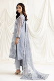 AF-DUA-3022-Elnaz Grey Embroidered Chiffon