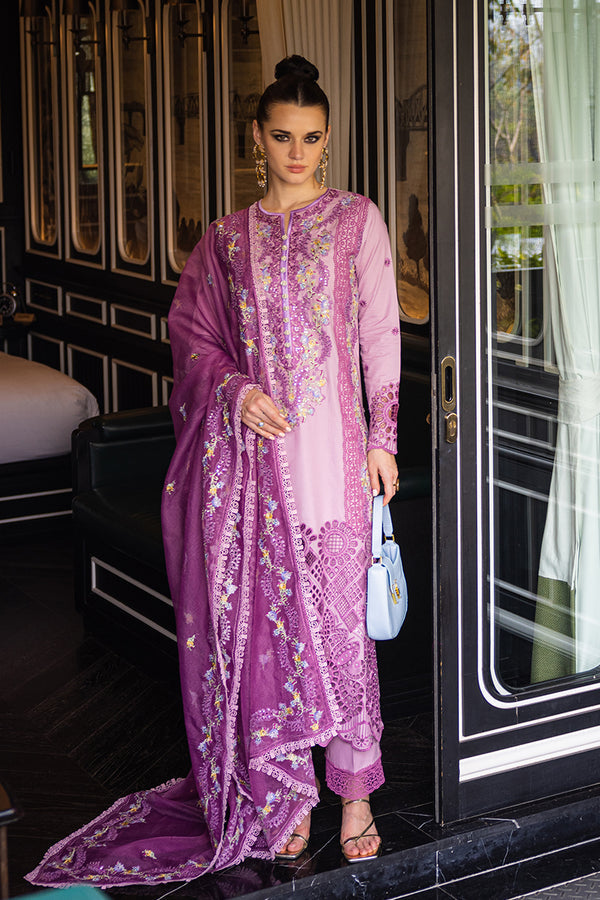 Mushq Orient Express Embroidered Lawn Unstitched 3Pc Suit MSF-01 Elodie