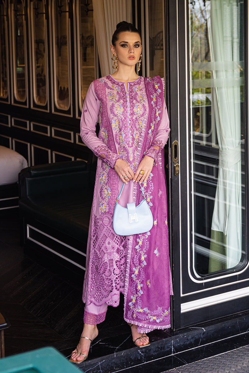 Mushq Orient Express Embroidered Lawn Unstitched 3Pc Suit MSF-01 Elodie