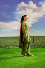 Feathers Dosti Digital Printed Khaddar Unstitched 3Pc Suit ELORIA-FT580