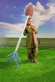 Feathers Dosti Digital Printed Khaddar Unstitched 3Pc Suit ELORIA-FT580