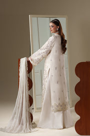 Emaan Adeel Nouvelle Embroidered Chiffon Unstitched 3Pc Suit - ELOSIE