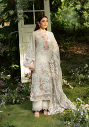 Elaf Premium Embroidered Luxury Lawn Unstitched 3Pc Suit ELQ-1A ALL MAGICAL