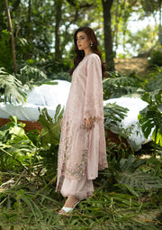 Elaf Premium Embroidered Luxury Lawn Unstitched 3Pc Suit ELQ-1B LOVE ESCAPE