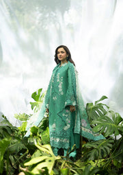 Elaf Premium Embroidered Luxury Lawn Unstitched 3Pc Suit ELQ-2A LOVER'S EDEN