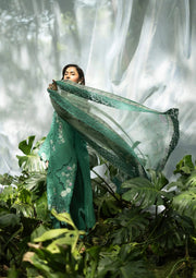 Elaf Premium Embroidered Luxury Lawn Unstitched 3Pc Suit ELQ-2A LOVER'S EDEN