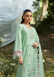 Elaf Premium Embroidered Luxury Lawn Unstitched 3Pc Suit ELQ-3A DAISY CHAIN