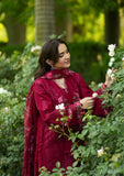 Elaf Premium Embroidered Luxury Lawn Unstitched 3Pc Suit ELQ-4A FALLING PETALS
