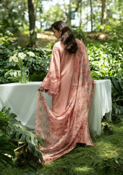 Elaf Premium Embroidered Luxury Lawn Unstitched 3Pc Suit ELQ-5A ENDLESS LOVE