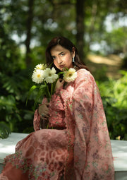 Elaf Premium Embroidered Luxury Lawn Unstitched 3Pc Suit ELQ-5A ENDLESS LOVE