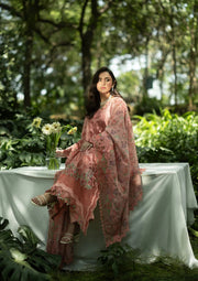 Elaf Premium Embroidered Luxury Lawn Unstitched 3Pc Suit ELQ-5A ENDLESS LOVE