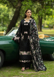 Elaf Premium Embroidered Luxury Lawn Unstitched 3Pc Suit ELQ-5B BLACK MASCARA