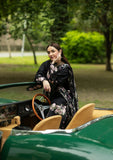 Elaf Premium Embroidered Luxury Lawn Unstitched 3Pc Suit ELQ-5B BLACK MASCARA
